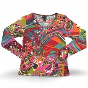 VINTAGE LYNN RITCHIE silk top